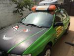 Nederlandse gids in bezit van auto